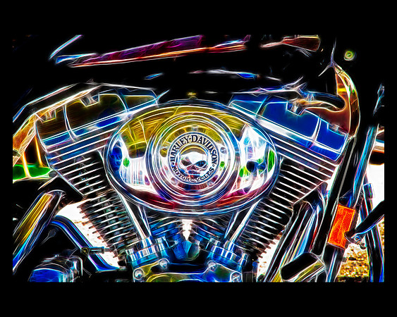 Bart's Bike I Harley Davidson Skull