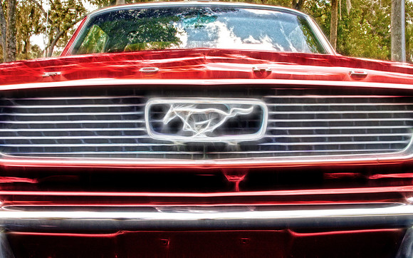 1966 Mustang Red