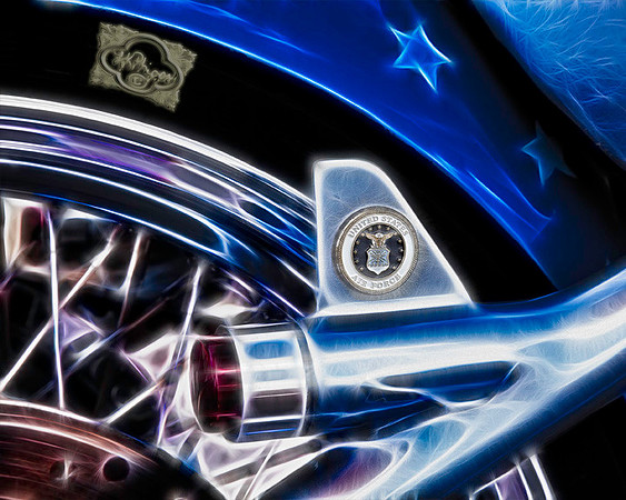 Air Force Tribute Motorcycle