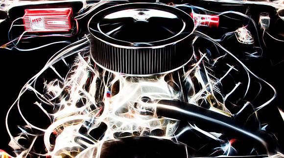 '72 Chevy Nova 350 Engine